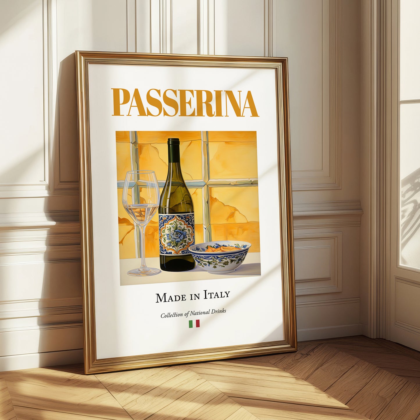 Passerina – Italian White Wine, Vinoteca Painting