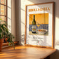 Ribolla Gialla – Italian White Wine, Wine Bar Poster, no-text version framed in wood