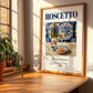Roscetto – Italian White Wine, Vinoteca Print, no-text version framed in wood