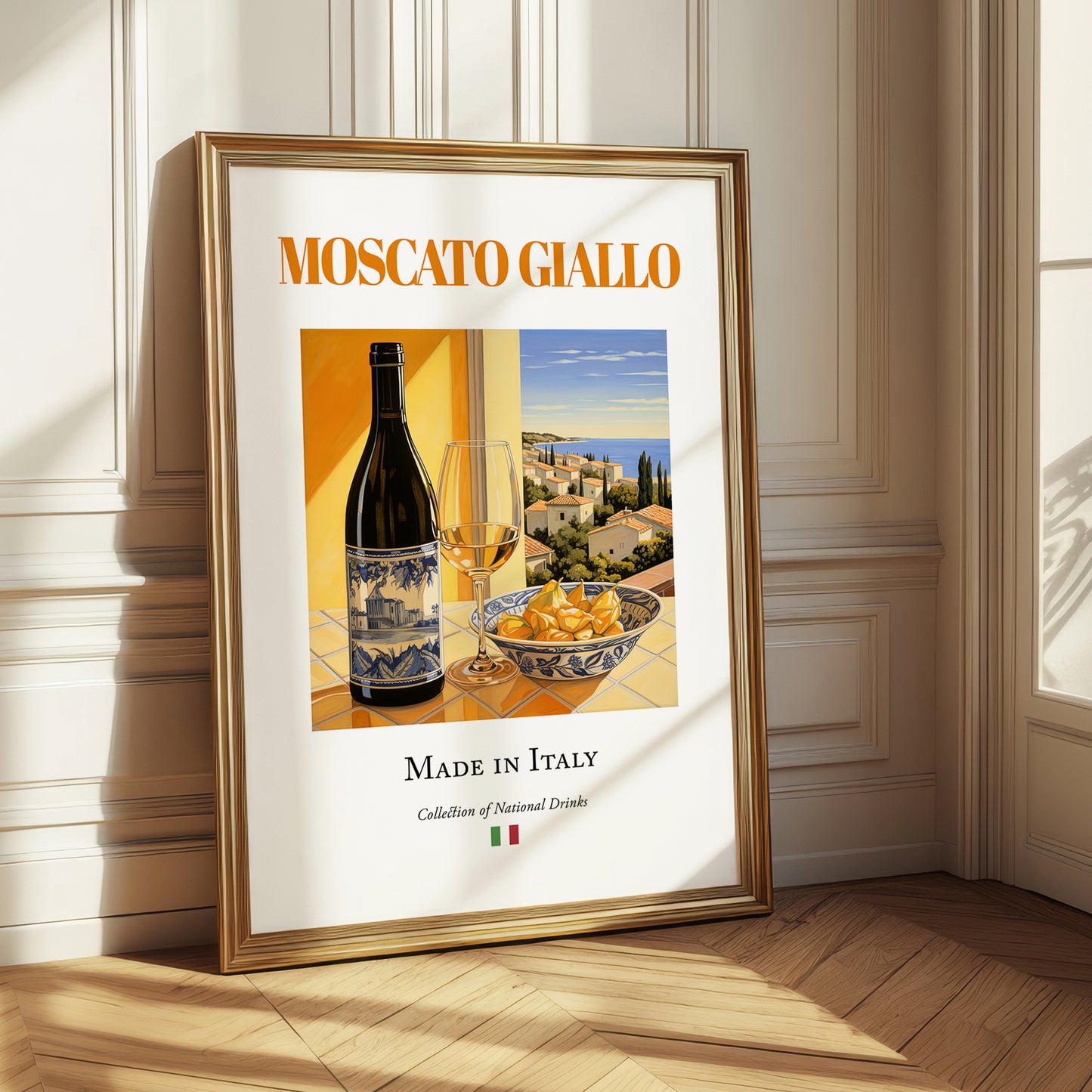 Moscato Giallo – Italian Dessert Wine, Bodega Wall Art