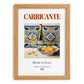 Carricante – Italian White Wine, Bodega Poster, set in oak frame