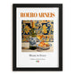 Roero Arneis – Italian White Wine, Bodega Still Life, in sleek black frame