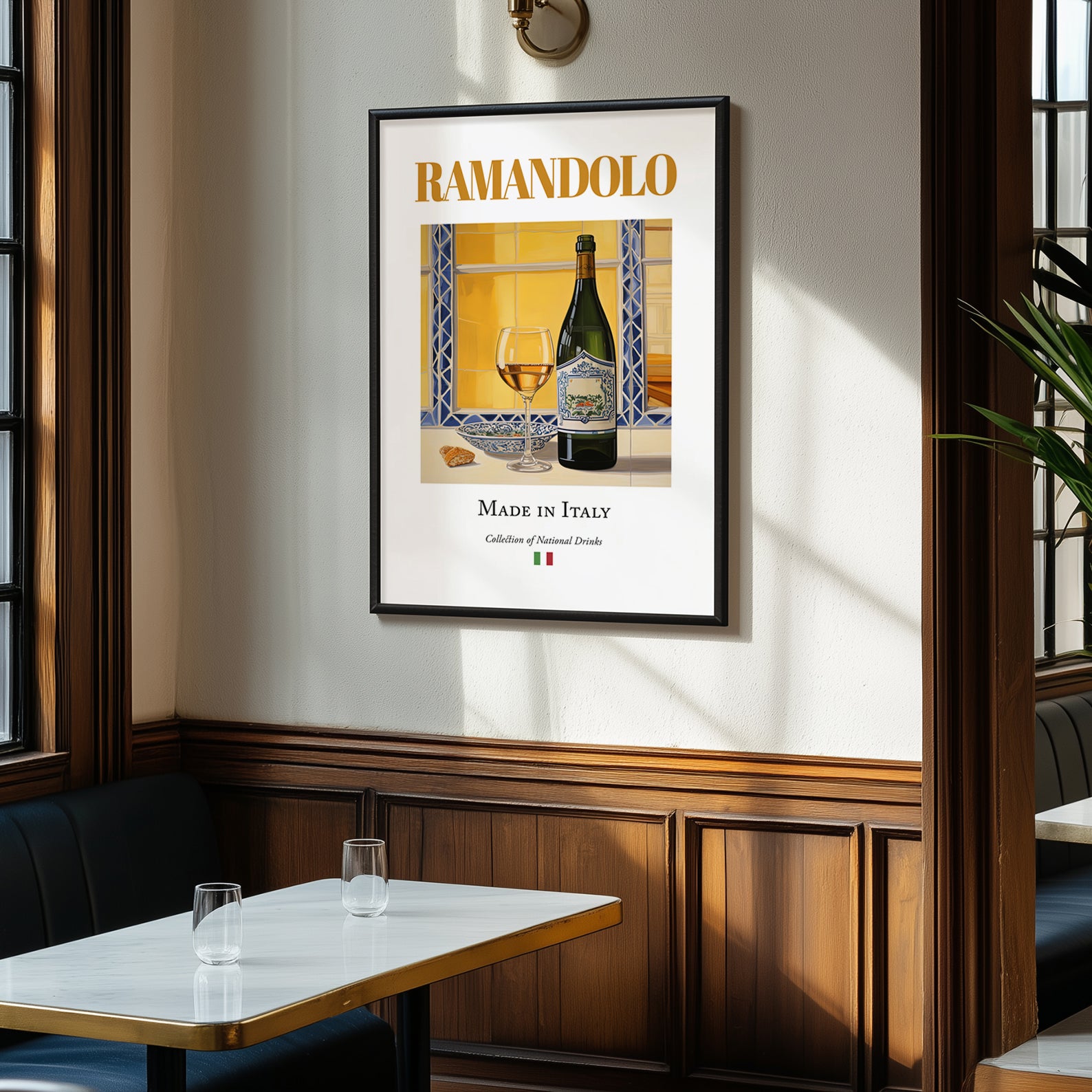 Ramandolo – Italian Dessert Wine, Wine Bar Print, clean layout with no caption