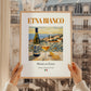 Etna Bianco – Italian White Wine, Vinoteca Print, styled in a charming Paris street view