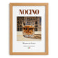Nocino – Italian Liqueur Drink, Speakeasy Still Life, set in oak frame