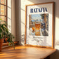 Ratafia – Italian Liqueur Drink, Sky Bar Wall Decor, no-text version framed in wood