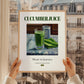 Cucumber Juice – Jamaican Beverage Drink, Rooftop Terrace Poster, styled in a charming Paris street view