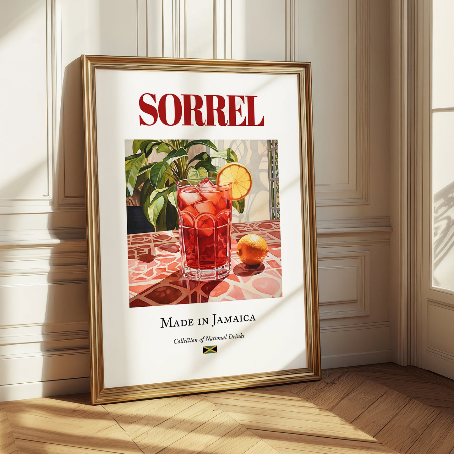 Sorrel – Jamaican Beverage Drink, Jazz Bar Print