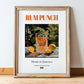 Rum Punch – Jamaican Cocktail Drink, Rooftop Terrace Wall Decor, in wooden frame leaning on the floor