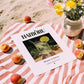 Haibōru – Japanese Cocktail Drink, Hotel Lobby Poster, unframed on coastal sand