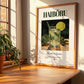 Haibōru – Japanese Cocktail Drink, Hotel Lobby Poster, no-text version framed in wood