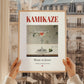 Kamikaze – Japanese Cocktail Drink, Beach Bar Print, styled in a charming Paris street view