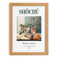 Shōchū – Japanese Spirit Drink, Rooftop Terrace Poster, set in oak frame
