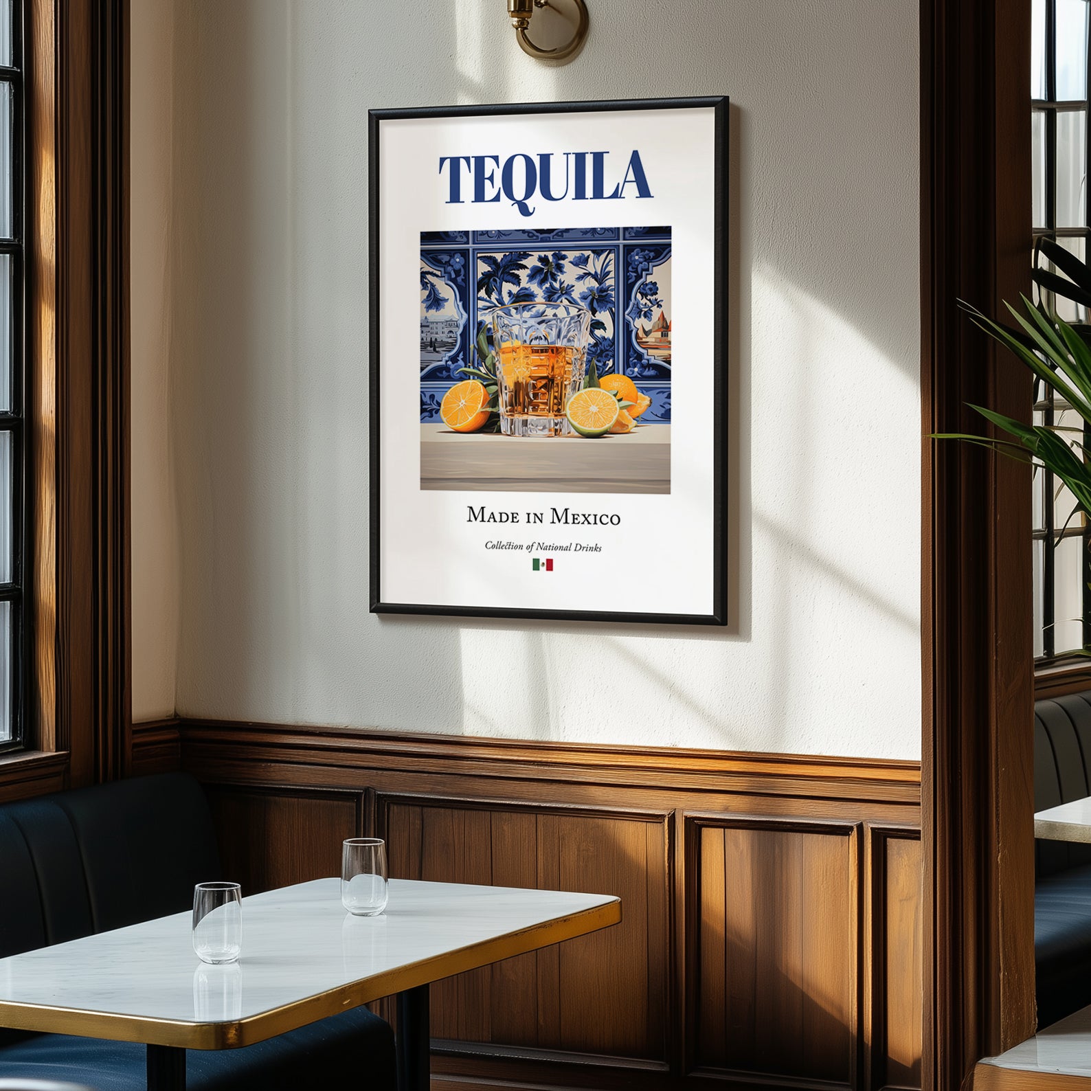 Tequila – Mexican Spirit Drink, Rooftop Terrace Poster, clean layout with no caption