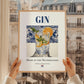 Gin – Dutch Spirit Drink, Hotel Lobby Wall Art, styled in a charming Paris street view