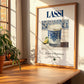 Lassi – Pakistani Beverage Drink, Hotel Lobby Wall Decor, no-text version framed in wood
