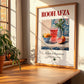 Rooh Afza – Pakistani Beverage Drink, Jazz Bar Painting, no-text version framed in wood