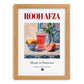 Rooh Afza – Pakistani Beverage Drink, Jazz Bar Painting, set in oak frame