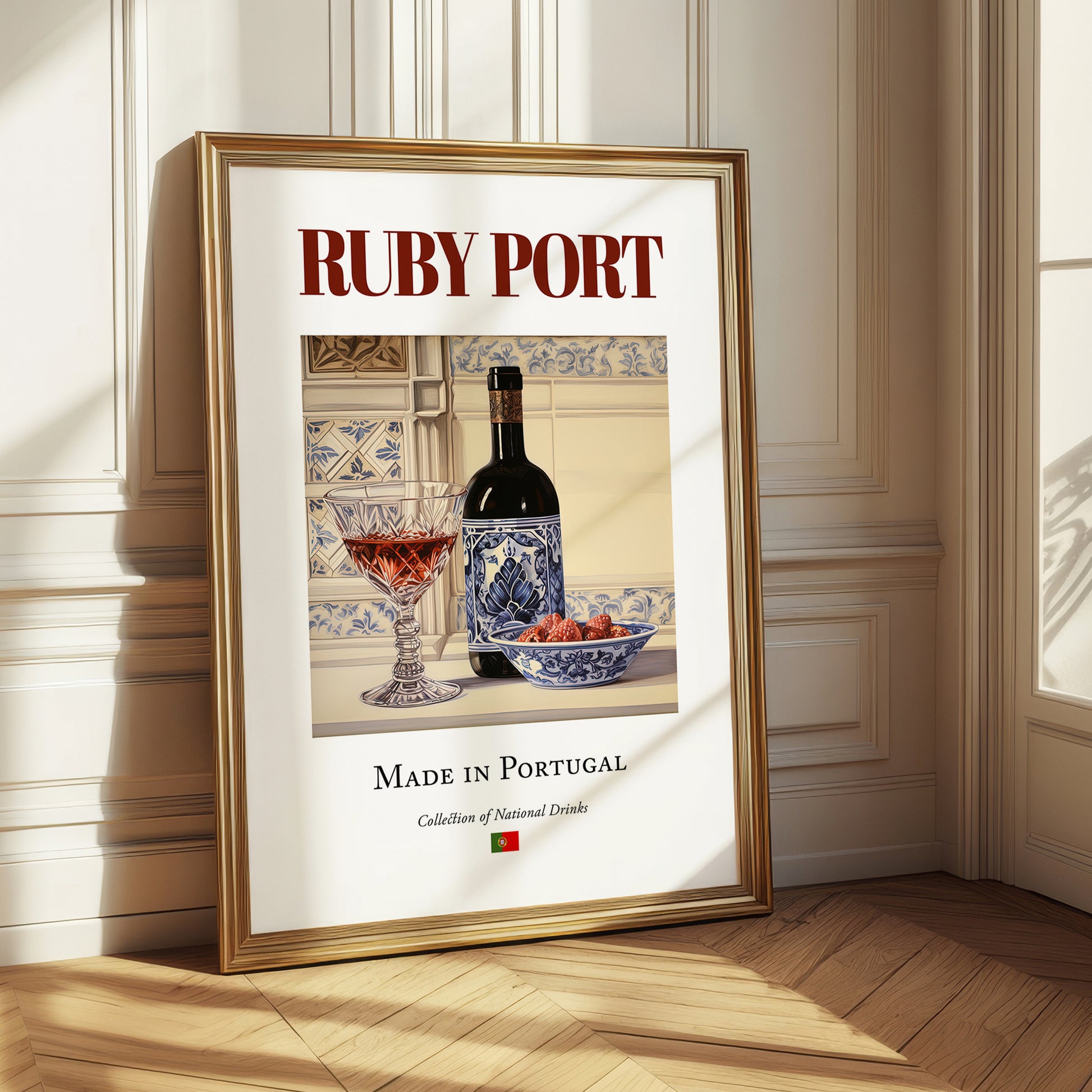 Ruby Port – Portuguese Dessert Wine, Wine Bar Print