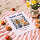 White Port – Portuguese Dessert Wine, Tasting Room Wall Decor, unframed on coastal sand