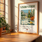 Vinho Verde – Portuguese White Wine, Vinoteca Wall Decor, no-text version framed in wood