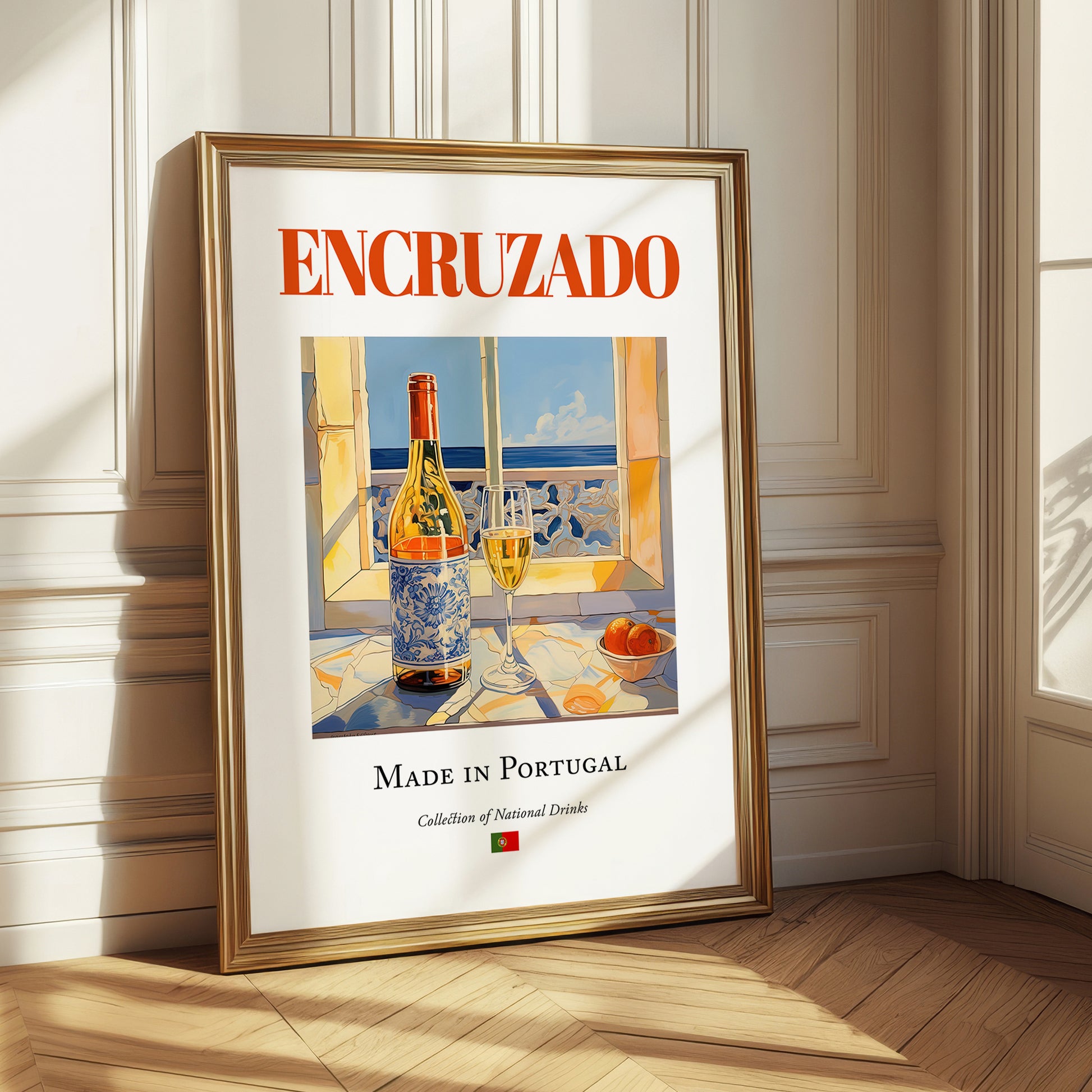 Encruzado – Portuguese White Wine, Bodega Wall Decor
