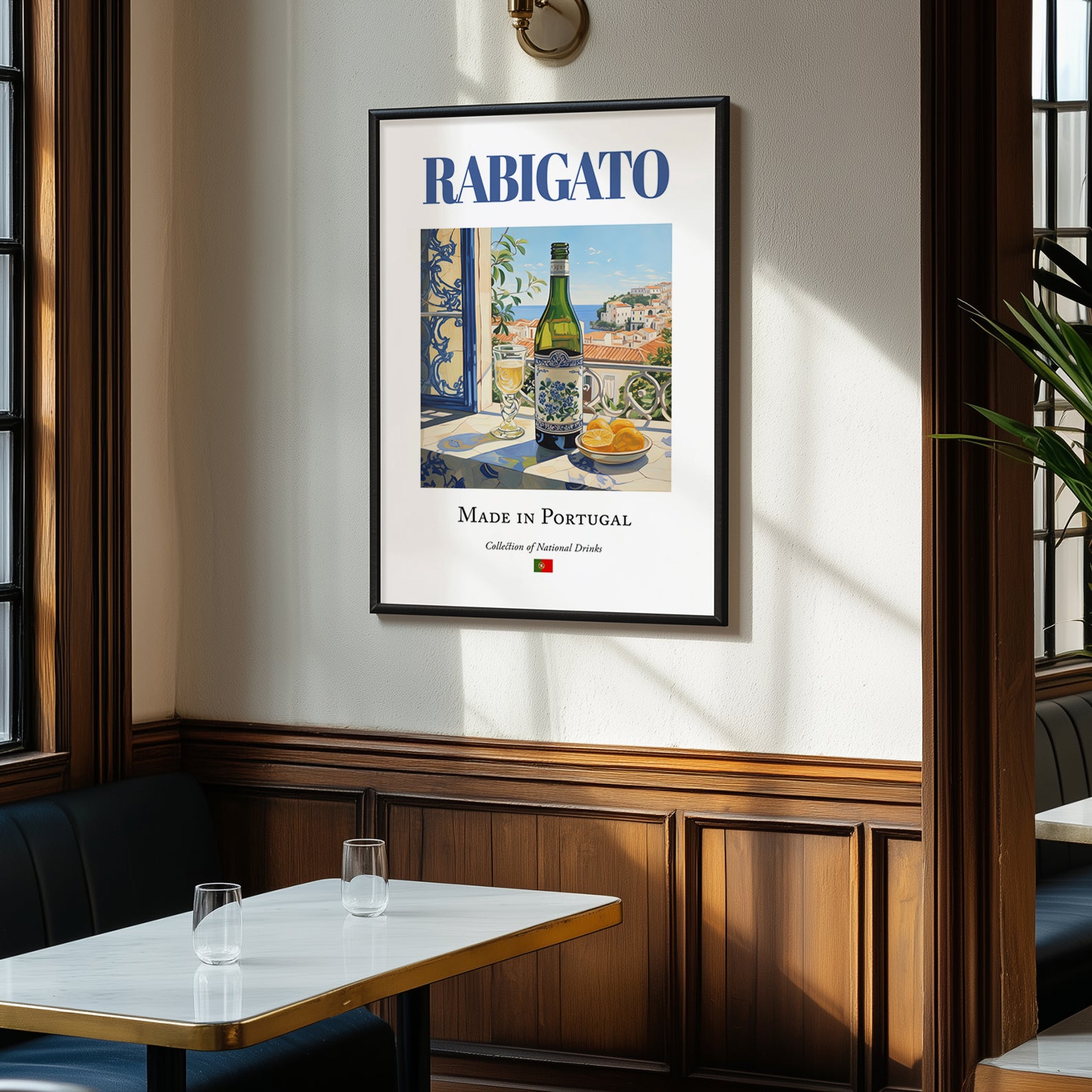 Rabigato – Portuguese White Wine, Vinoteca Wall Decor, clean layout with no caption