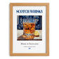 Scotch Whisky – Scottish Spirit Drink, Sky Bar Poster, set in oak frame