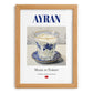 Ayran – Turkish Beverage Drink, Sky Bar Painting, set in oak frame