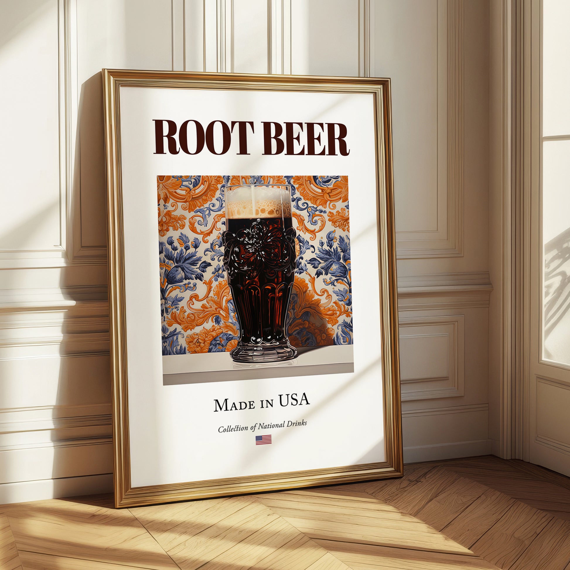 Root Beer – American Beverage Drink, Speakeasy Print