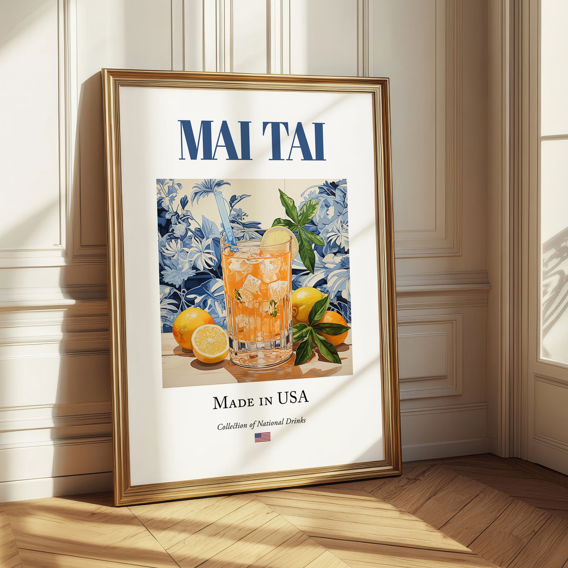 Mai Tai – American Cocktail Drink, Cocktail Lounge Wall Art