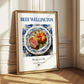 Beef Wellington – English Meat Dish, Farmhouse Kitchen Poster