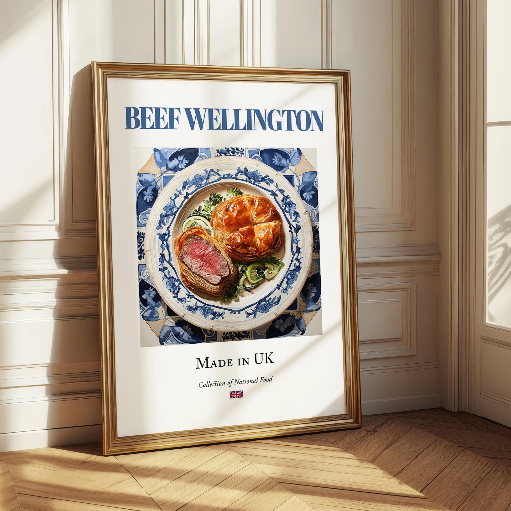 Beef Wellington – English Meat Dish, Farmhouse Kitchen Poster
