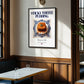 Sticky Toffee Pudding – English Dessert Dish, Café Wall Decor, clean layout with no caption