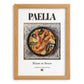 Paella – Spanish Dish, Restaurant Wall Art, set in oak frame