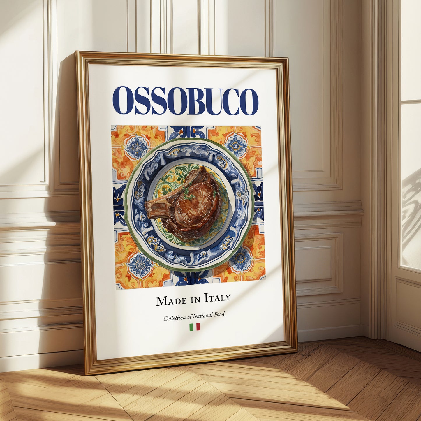 Ossobuco – Italian Meat Dish, Tavern Illustration