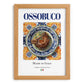Ossobuco – Italian Meat Dish, Tavern Illustration, set in oak frame