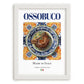 Ossobuco – Italian Meat Dish, Tavern Illustration, placed in minimal white frame