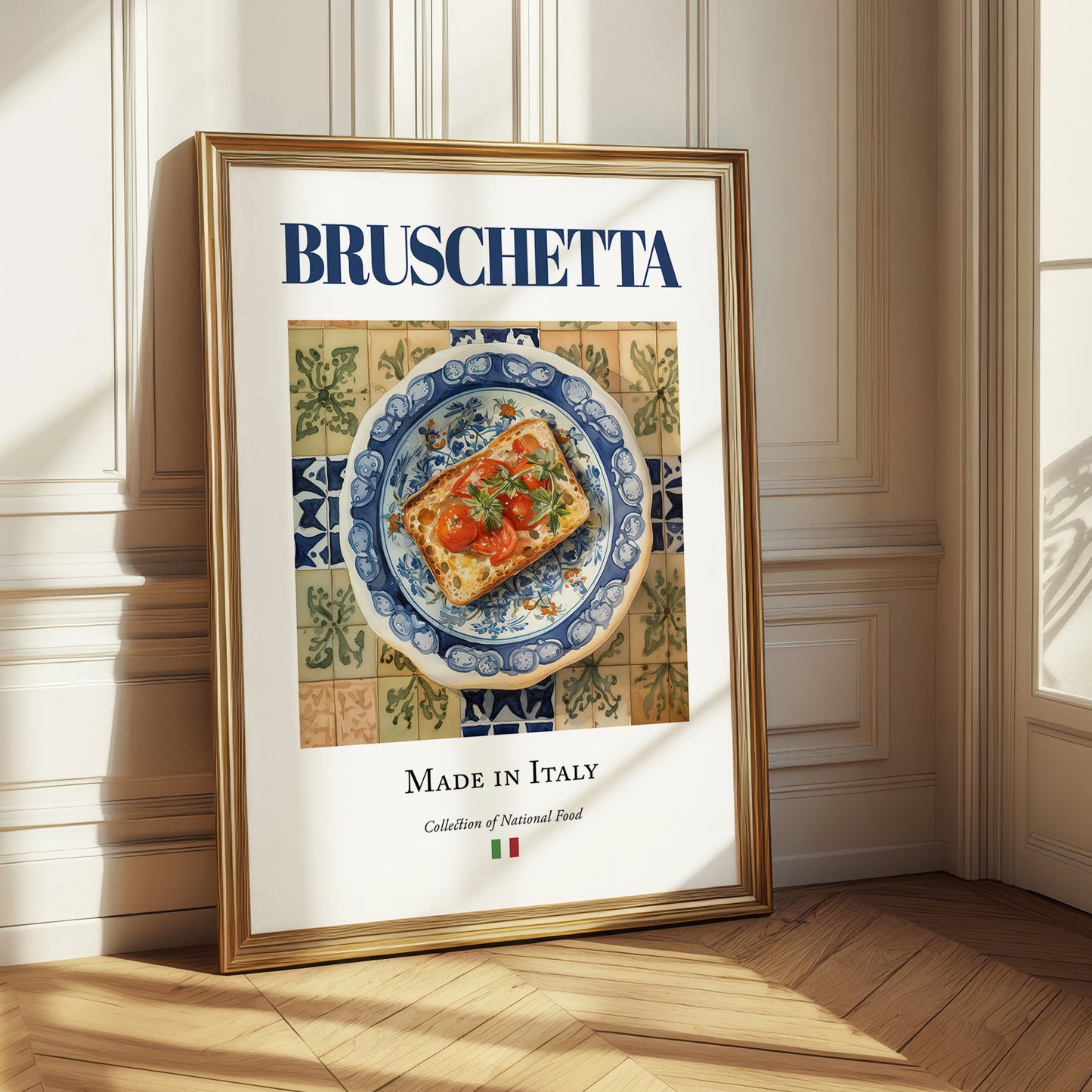 Bruschetta – Italian Snack Dish, Café Wall Art