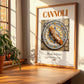 Cannoli – Italian Dessert Dish, Brasserie Wall Art, no-text version framed in wood