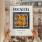 Focaccia – Italian Bread Dish, Tavern Still Life, styled in a charming Paris street view