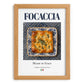 Focaccia – Italian Bread Dish, Tavern Still Life, set in oak frame