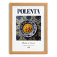 Polenta – Italian Dish, Tavern Wall Art, set in oak frame