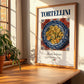 Tortellini – Italian Pasta, Restaurant Poster, no-text version framed in wood