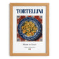 Tortellini – Italian Pasta, Restaurant Poster, set in oak frame