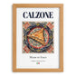 Calzone – Italian Snack Dish, Tavern Poster, set in oak frame