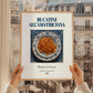 Bucatini all'Amatriciana – Italian Pasta, Trattoria Painting, styled in a charming Paris street view