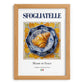 Sfogliatelle – Italian Dessert Dish, Farmhouse Kitchen Poster, set in oak frame