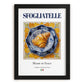 Sfogliatelle – Italian Dessert Dish, Farmhouse Kitchen Poster, in sleek black frame