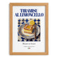 Tiramisu al Limoncello – Italian Dessert Dish, Restaurant Print, set in oak frame